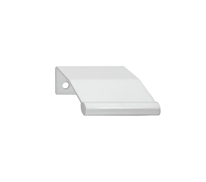 Hafele Angled Cabinet Pull For Mirrored Doors - Satin Chrome