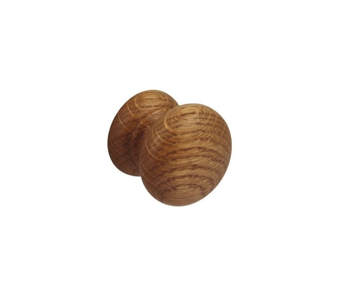 Hafele Antique Oak Wooden Cabinet Knob 44mm