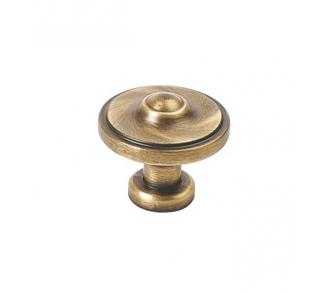 Hafele Ariel Cabinet Knob 32mm -  Antique Bronze