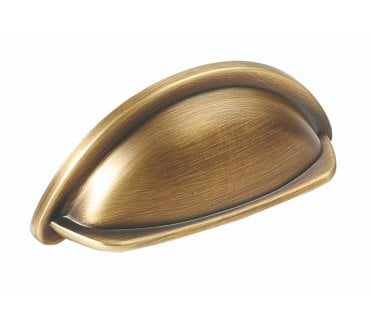 Hafele Ariel Drawer Cup Pull - Antique Bronze