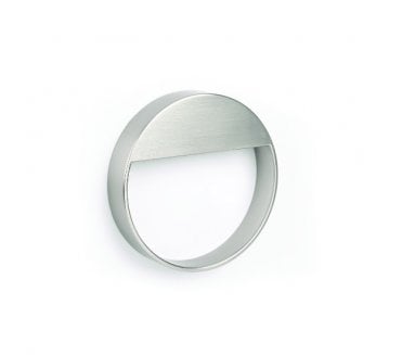 Hafele Bau Surface Mounted Ring Pull Handle 90mm - Satin Nickel