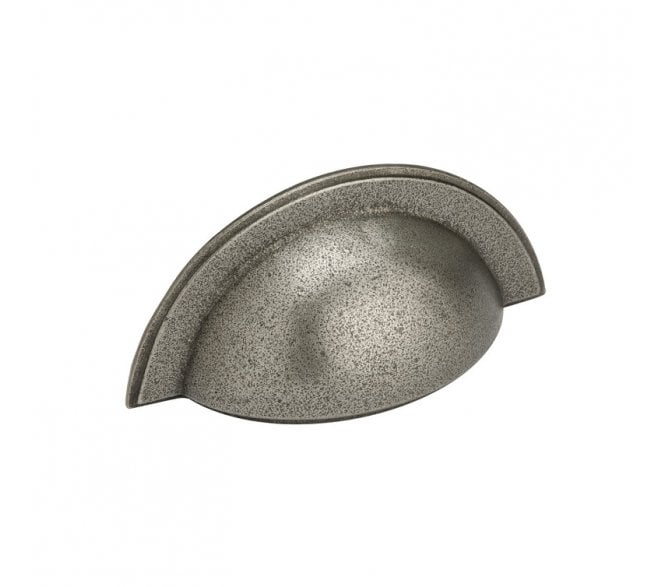 Hafele Bevera Cast Iron Drawer Cup Pull - Natural