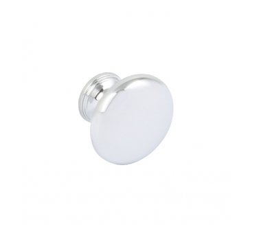 Hafele Chrome Mushroom Cabinet Knob - 32mm - Polished Chrome