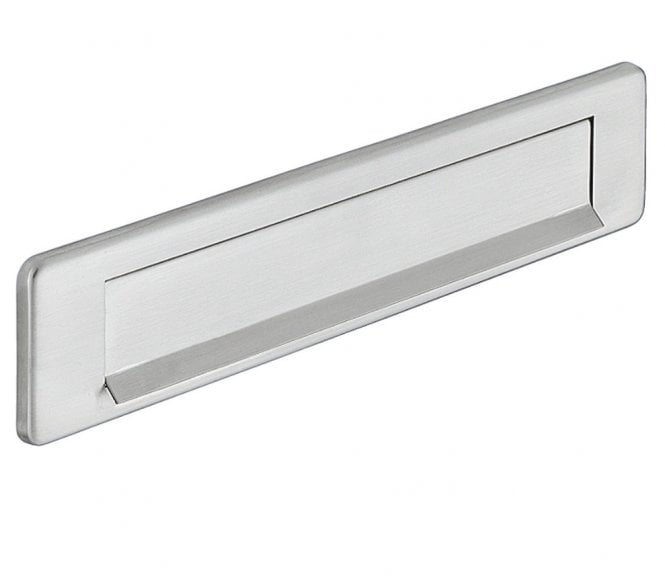 Hafele Gravity Letter Plate - Satin Stainless Steel