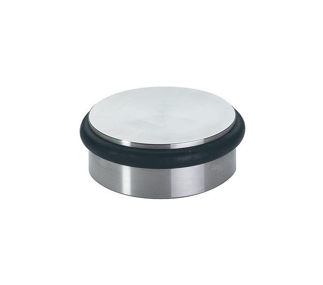 Hafele Heavyweight Freestanding Puck Door Stop - Satin Stainless Steel