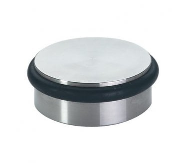 Hafele Heavyweight Freestanding Puck Door Stop - Satin Stainless Steel