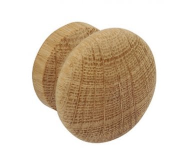 Hafele Oak Cottage Wooden Cabinet Knob - 43mm