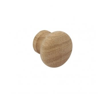 Hafele Oak Wooden Cabinet Knob 34mm