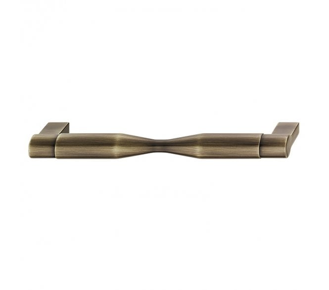 Hafele 106.69.403 Omnia Cabinet Handle - 160mm Centres - Antique Brass