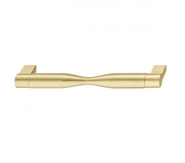 Hafele 106.69.402 Omnia Cabinet Handle - 160mm Centres - Satin Brass