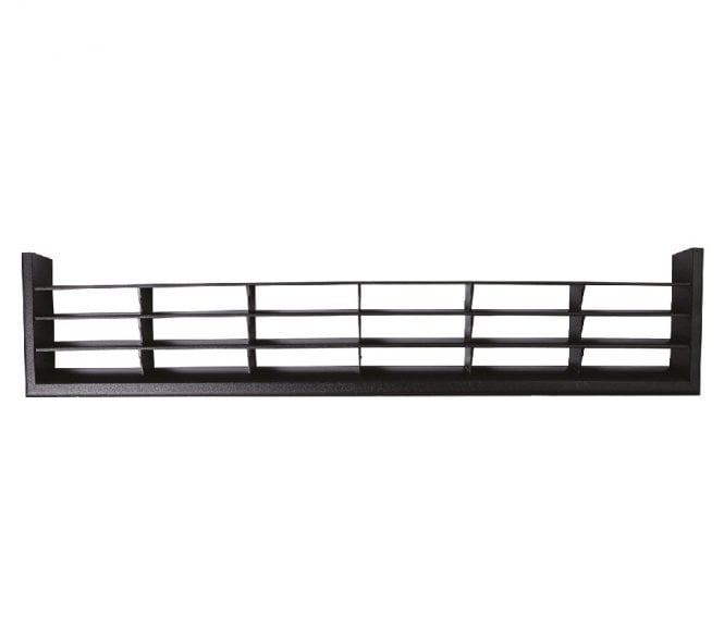 Hafele PVC Recess Mounted Ventilation Grille 367x79mm - Black