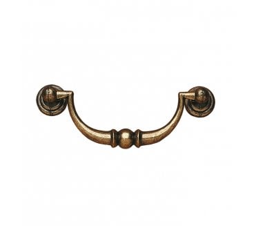 Hafele Risle Drop Drawer Handle - Dark Antique Brass
