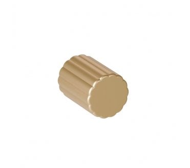 Hafele Scallop Cabinet Knob 21mm - Satin Brass