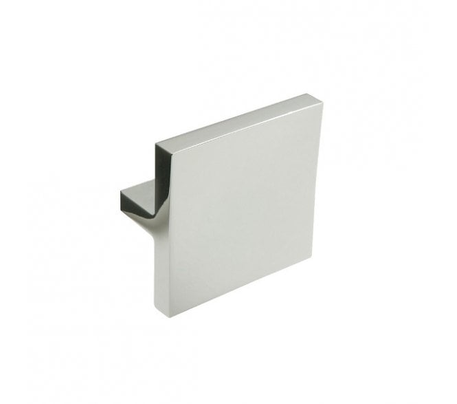 Hafele Square Cabinet Knob 60x60mm - Polished Chrome