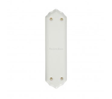 Heritage Brass 5000 White Porcelain Finger Plate