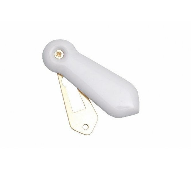 Heritage Brass 5030 White Porcelain Escutcheon
