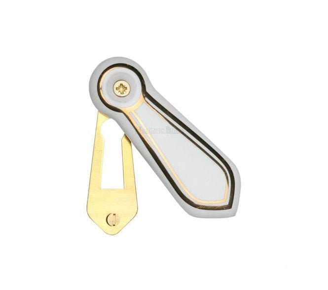 Heritage Brass 6030 Porcelain Covered Escutcheon