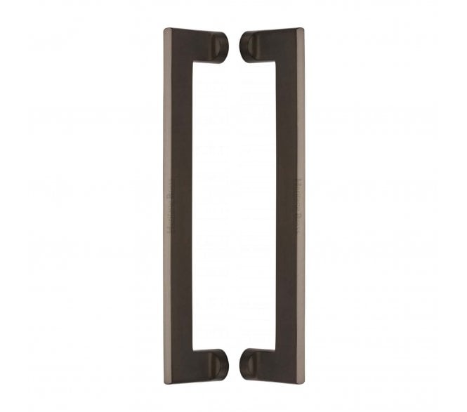 Heritage Brass Apollo Back to Back Door Pull Handles - Matt Bronze