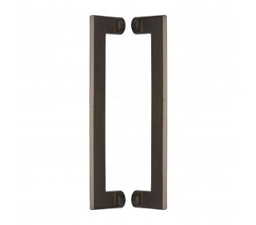 Heritage Brass Apollo Back to Back Door Pull Handles - Matt Bronze