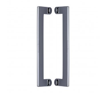 Heritage Brass Apollo Back to Back Door Pull Handles - Polished Chrome