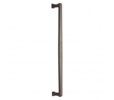 Heritage Brass Art Deco Door Pull Handles - Matt Bronze