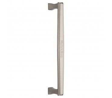 Heritage Brass Art Deco Door Pull Handles - Satin Nickel