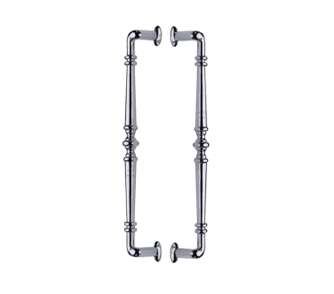 Heritage Brass Avon Back to Back Door Pull Handles - Polished Chrome