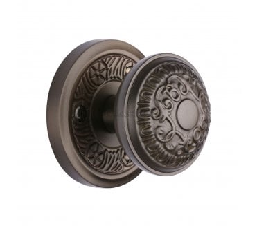 Heritage Brass AYD1324 Aydon Door Knobs - Matt Bronze