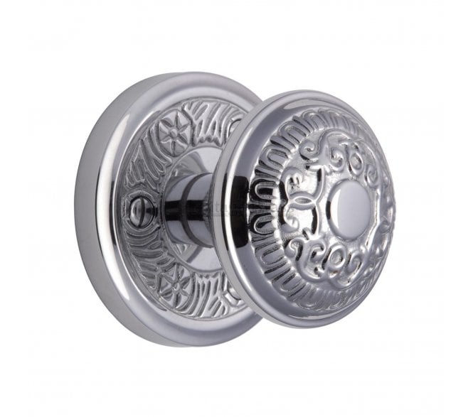 Heritage Brass AYD1324 Aydon Door Knobs - Polished Chrome