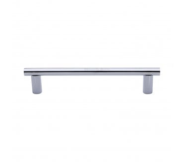 Heritage Brass Bar Door Pull Handles - Polished Chrome