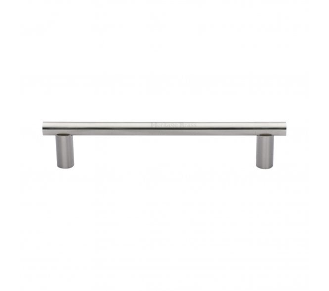 Heritage Brass Bar Door Pull Handles - Satin Nickel