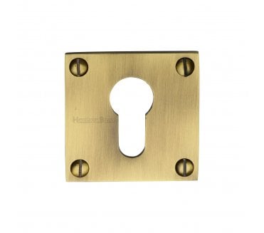 Heritage Brass BAU1558 Euro Profile Escutcheon - Antique Brass