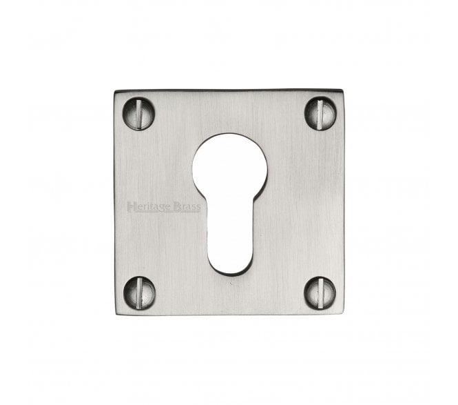 Heritage Brass BAU1558 Euro Profile Escutcheon - Satin Nickel