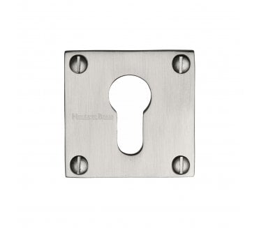 Heritage Brass BAU1558 Euro Profile Escutcheon - Satin Nickel