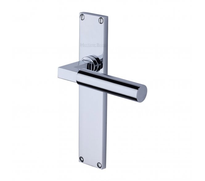 Heritage Brass Bauhaus On Long Backplate - Polished Chrome