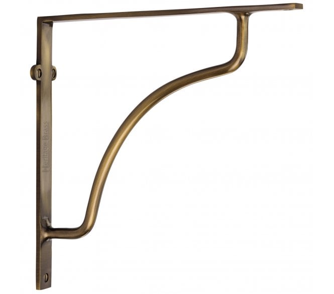 Heritage Brass BR2120 Cable Shelf Brackets - Antique Brass