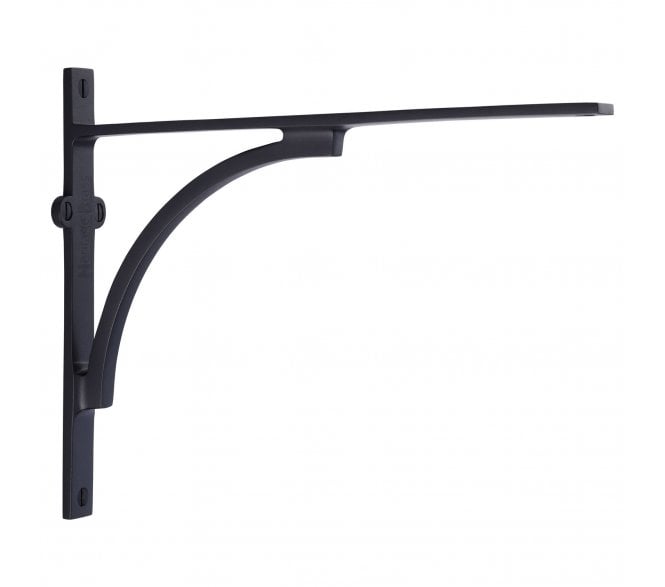 Heritage Brass BR2140 Arch Shelf Brackets - Matt Black