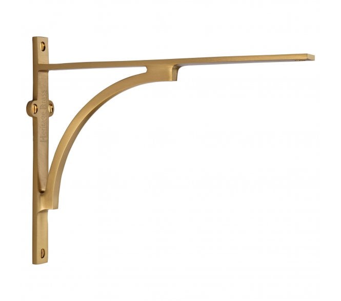 Heritage Brass BR2140 Arch Shelf Brackets - Satin Brass