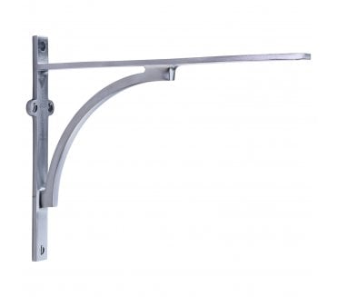 Heritage Brass BR2140 Arch Shelf Brackets - Satin Chrome