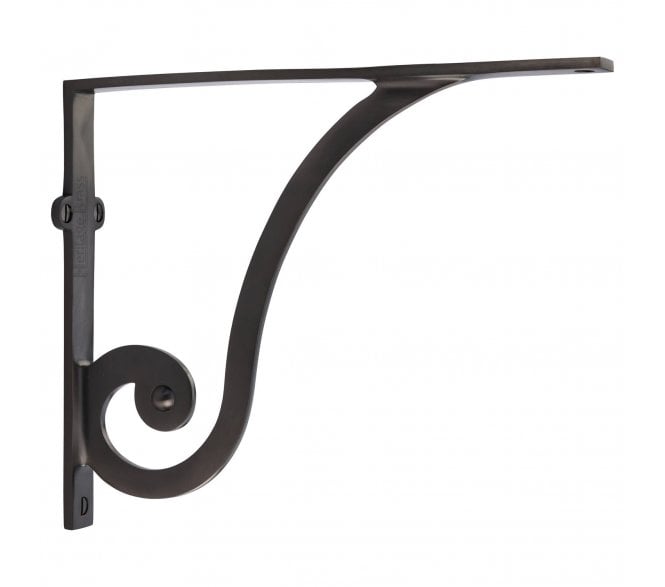Heritage Brass BR2170 Ornate Shelf Brackets - Matt Bronze
