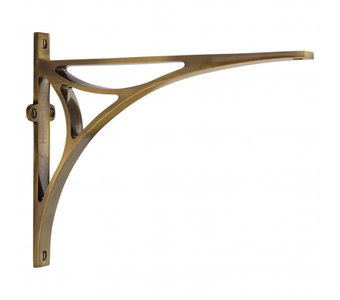 Heritage Brass BR2190 Bridge Shelf Brackets - Antique Brass