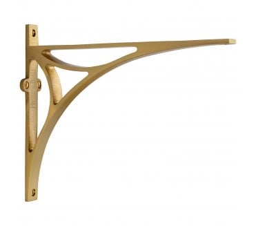 Heritage Brass BR2190 Bridge Shelf Brackets - Satin Brass