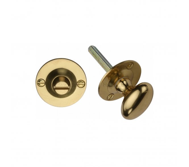 Heritage Brass BT15 Bathroom Turn & Release - Polished Brass