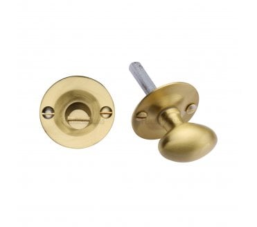 Heritage Brass BT15 Bathroom Turn & Release - Satin Brass