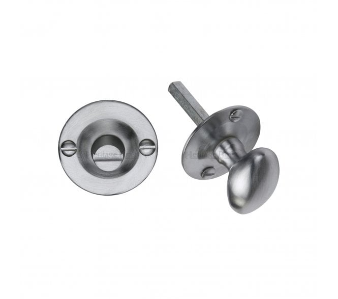 Heritage Brass BT15 Bathroom Turn & Release - Satin Chrome
