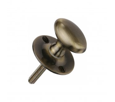 Heritage Brass BT5 Oval Turn For Security Rack Bolt - Antique Brass