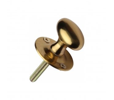 Heritage Brass BT5 Oval Turn For Security Rack Bolt - Polished Brass