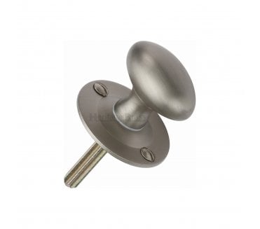 Heritage Brass BT5 Oval Turn For Security Rack Bolt - Satin Nickel