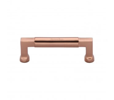 Heritage Brass C0312 Bauhaus Cabinet Pull Handles - Satin Rose Gold