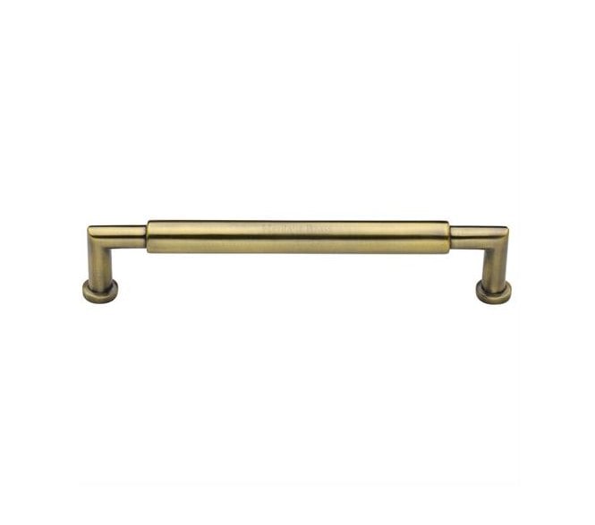 Heritage Brass C0319 Cabinet Pull Handles - Bauhaus Round Design - Antique Brass